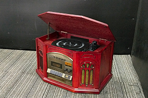 メディアプライス　レコードプレーヤーCD付コンポ　HS-555